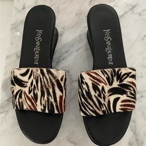 Yves Saint Laurent YSL platform sandals